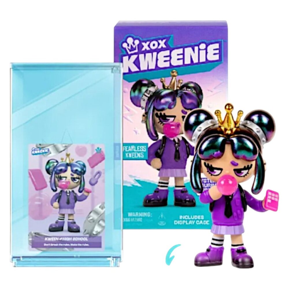 XOX Kweenie Fearless Kweens Mystery Pack Collectible Figurine with Display Case - Picture 8 of 12